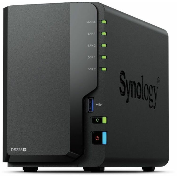 Synology DiskStation DS225+ SAN/NAS Storage System