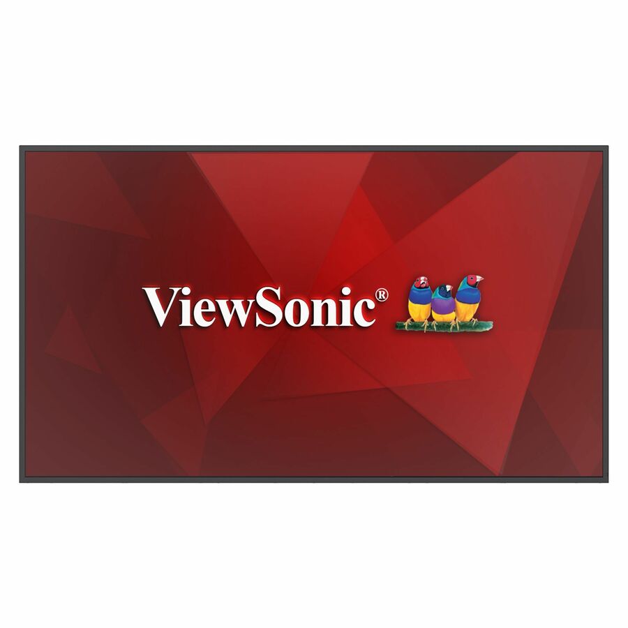 ViewSonic CDE6514 65 Inch 4K UHD Commercial Display with Android 14, 350-nit Brightness, RS232, RJ45, WiFi/BT Slot, USB-C, and HDMI Inputs
