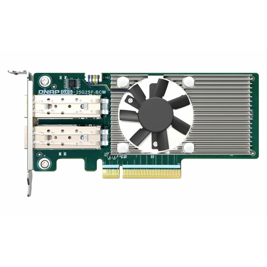 QNAP QXG-25G2SF-BCM Dual-port, 25 GbE Network Expansion Card