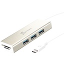 j5 create USB-C 3.1 3-Port HUB with SD/MicroSD Card Reader