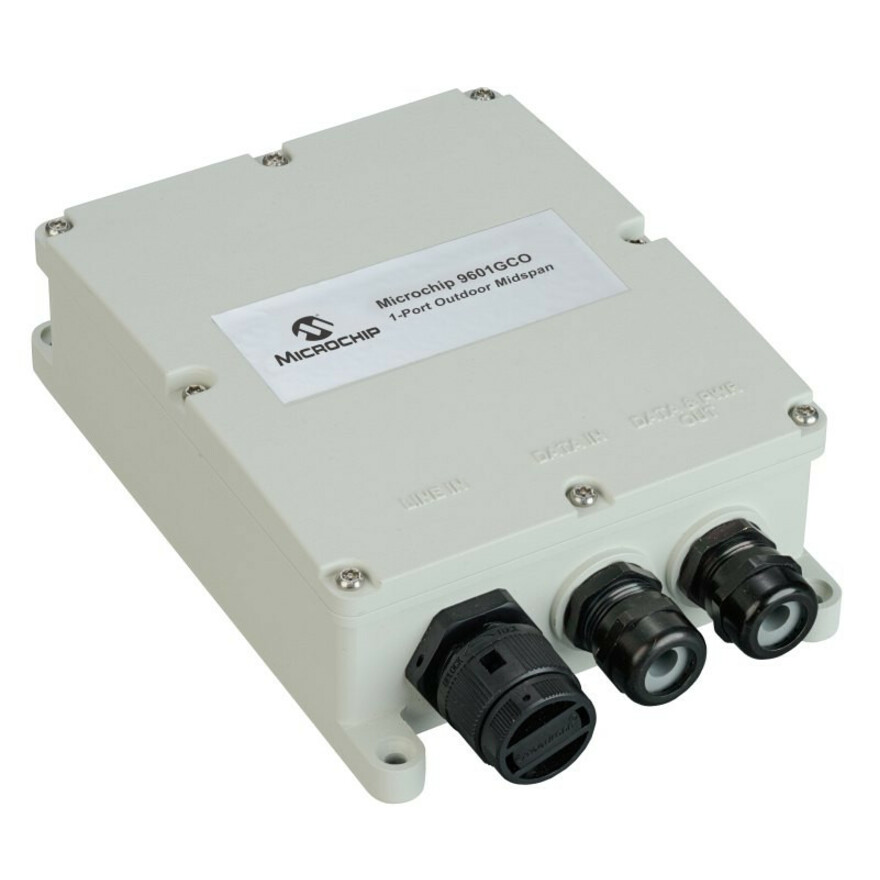 Microchip 1-Port Outdoor PoE Midspan, 90 W