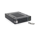 Icy Dock ToughArmor MB993SK-B Drive Enclosure for 3.5" - Serial ATA/600 Host Interface Internal - Matte Black