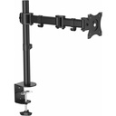 StarTech Desk Mount Monitor Arm 34" (17.6lb/8kg) VESA Displays, Articulating Monitor Pole Mount, Height Adjustable, Clamp/Grommet