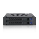 Icy Dock ExpressCage MB742SP-B Drive Enclosure for 3.5" - Serial ATA/600 Host Interface Internal - Black