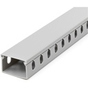 StarTech Cable Management Raceway with Cover 1-1/2"(38mm)W x 1"(25mm)H, 6.5ft(2m) length, 3/8"(8mm) Slots, Wall Wire Duct, UL, TAA