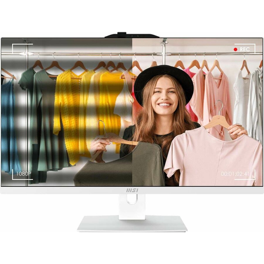 MSI Modern AM272P 1M-820US - All-in-One Computer - Intel Core 7-150U - 32 GB - 1 TB PCI Express NVMe SSD - 27" Full HD IPS Display - Desktop - White - W11 - 1Y Warranty