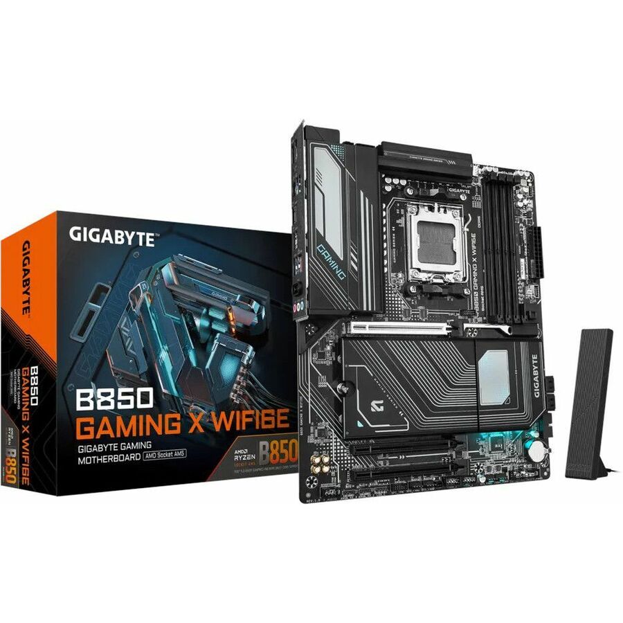 GIGABYTE B850 GAMING X WIFI6E Gaming Desktop Motherboard - AMD Chipset - Socket AM5 - ATX