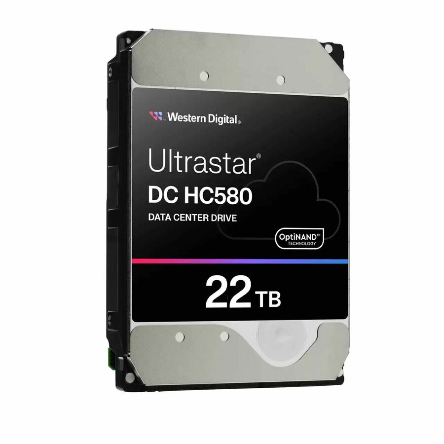 WD Ultrastar DC HC580 WUH722422AL5201 22 TB Hard Drive - 3.5" Internal - SAS - Conventional Magnetic Recording (CMR) Method