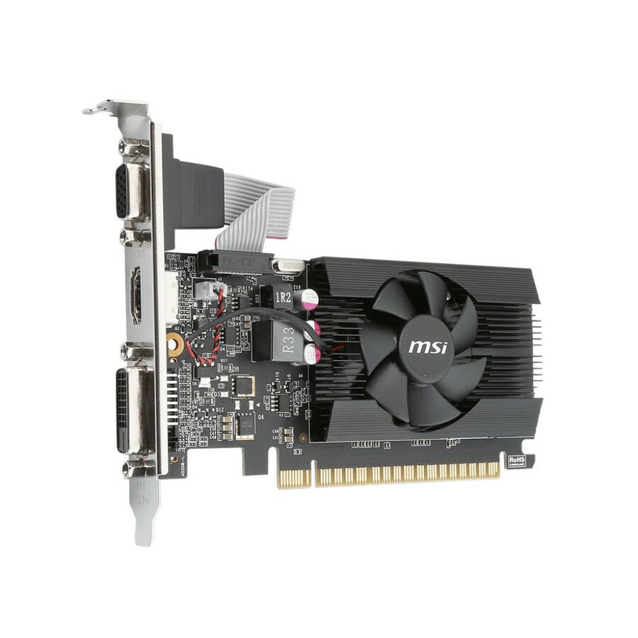 MSI GT 710 2GD3 LP - G7102D3P - 2GB DDR3 - HDMI - DVI-D