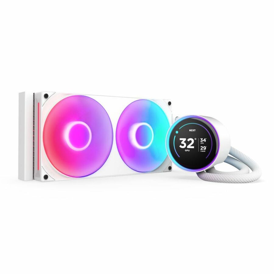 NZXT Kraken Elite 280 RGB RL-KR28E-W2 Cooling Fan/Radiator/Pump - 1 Pack