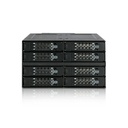 Icy Dock ToughArmor MB508SP-B Drive Enclosure for 5.25" - Mini-SAS HD Host Interface Internal - Black