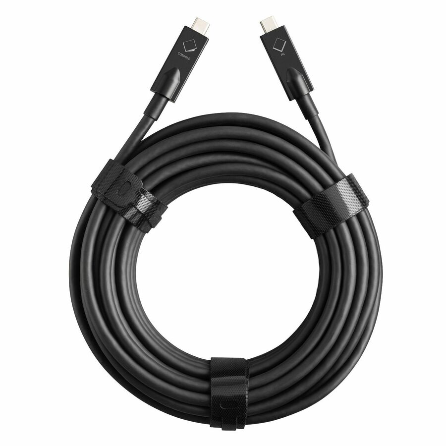ViewSonic MCB-RS-C10 USB Type-C Active Optical Cable, 32.8 ft. Cable, 30W PD, Video and Data on a Single Cable for TeamJoin TRS10 or TRS10-UB Solutions only, Black