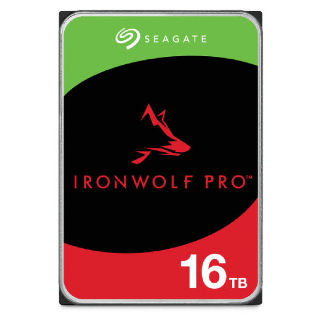 Seagate IronWolf Pro ST16000NT001 16 TB Hard Drive - 3.5" Internal - SATA (SATA/600) - Conventional Magnetic Recording (CMR) Method