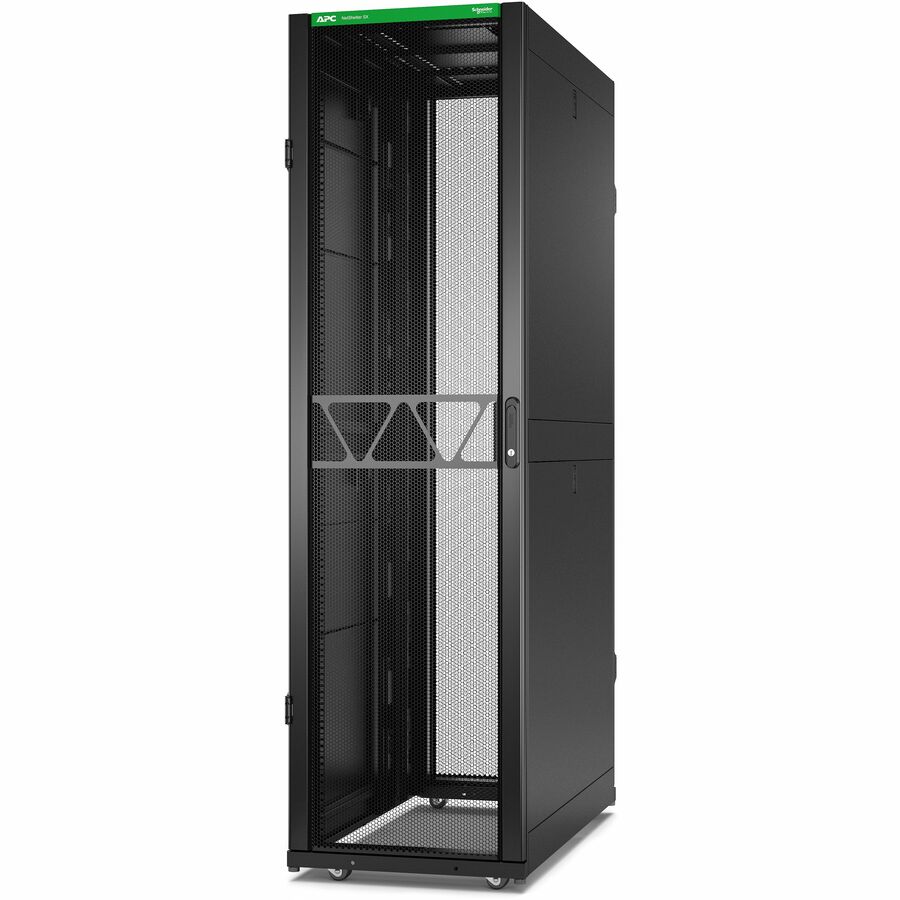 APC NetShelter SX Server Rack Gen 2, 45U, 2124H x 600W x 1200D mm, with Sides, Black [TAA]
