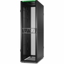 APC NetShelter SX Server Rack Gen 2, 45U, 2124H x 600W x 1200D mm, with Sides, Black [TAA]