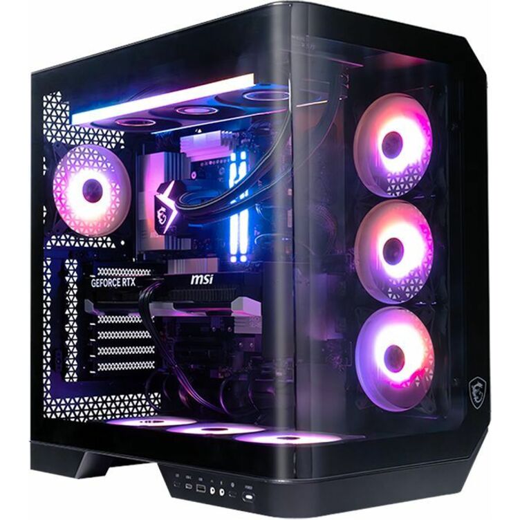 MSI Vision ZS 9NVV-2080US - White Gaming Desktop - AMD Ryzen™ R9-9950X3D - Geforce 5080 White - 32GB DDR5 Memory - 2TB M.2 NVMe - Windows 11 - 1 Year Warranty