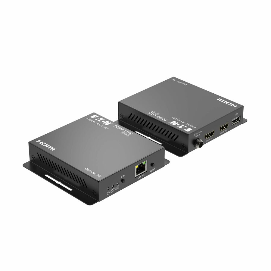 Tripp Lite series HDMI over IP Decoder with KVM - 4K, TCP/IP, Up to 393 ft. (120 m)