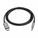 Tripp Lite series USB-C to 3.5 mm Headphone Jack Adapter Cable (M/M), 3 ft. (0.9 m)