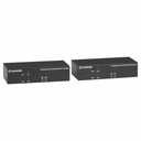 Black Box KVX Series KVM Extender Kit over Fiber - 4K, DisplayPort, USB 2.0 Hub, Serial, Audio, Local Video