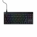 Logitech G PRO X TKL RAPID Tenkeyless Wired Gaming Keyboard With Magnetic Analog Switches, Rapid Trigger Mode, Adjustable Actuation, and Customizable RGB Lighting, Black