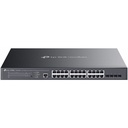 Omada 24-Port Gigabit and 4-Port 10GE SFP+ L2+ Managed Switch with 16-Port PoE+ & 8-Port PoE++