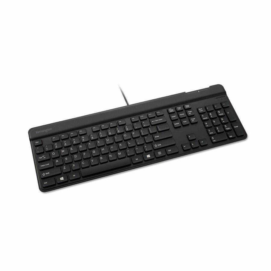 Kensington KB201C Simple Solutions™ Wired Keyboard with Smart Card Reader (CAC) - TAA