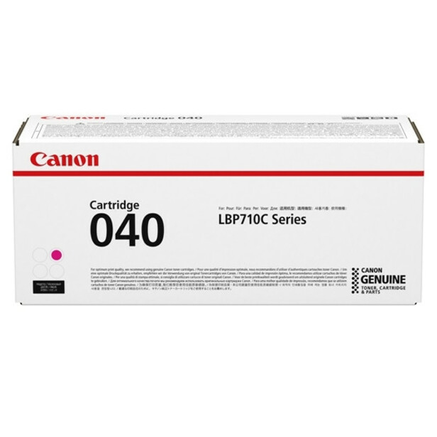Canon CRG-040MAG Original Standard Yield Laser Toner Cartridge - Magenta Pack