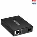 TRENDnet Gigabit Poe Pd SFP Fiber Media Converter; Poe Powered 100/1000Base-T to SFP Fiber Media Converter; Compact Design; TFC-PGSFP
