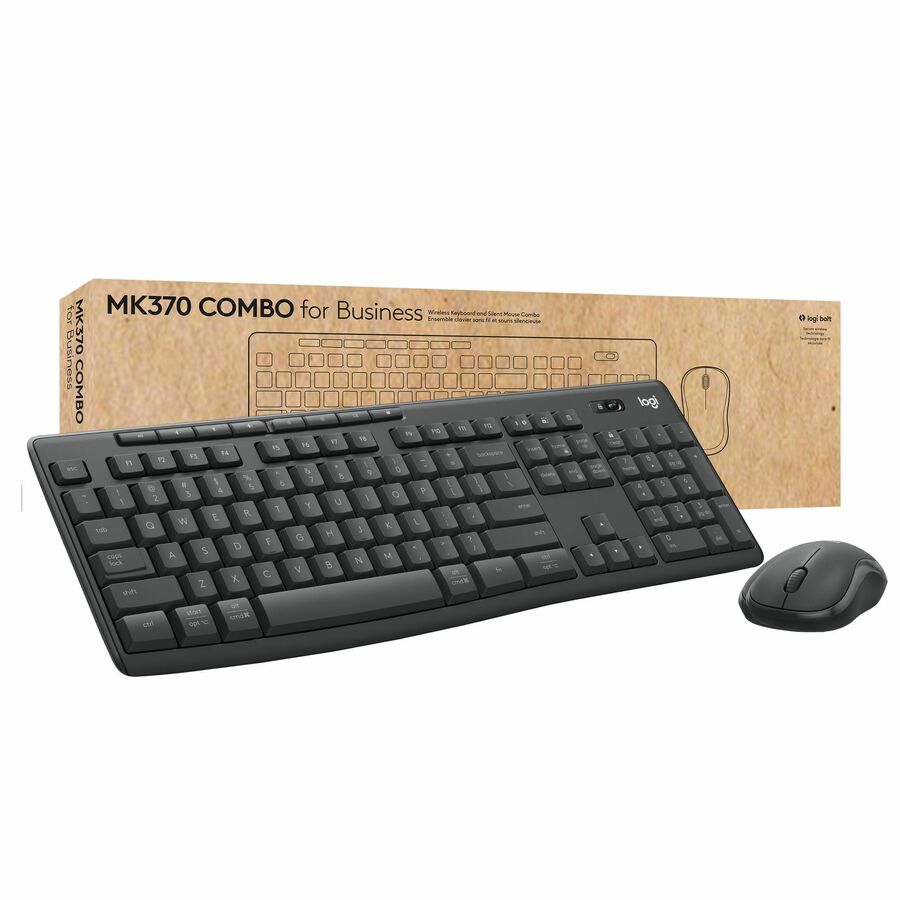 [12LogMK370] Logitech MK370 Combo for Business Wireless Keyboard and Silent Mouse