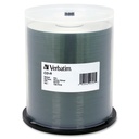 Verbatim CD-R 700MB 52X DataLifePlus Shiny Silver Silk Screen Printable - 100pk Spindle