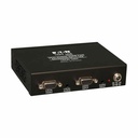 Eaton Tripp Lite Series 4-Port VGA over Cat5/6 Splitter/Extender, Box-Style Transmitter for Video/Audio, Up to 1000 ft. (305 m), TAA
