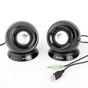 Lenovo M0520 2.0 Speaker System - 2 W RMS - Black