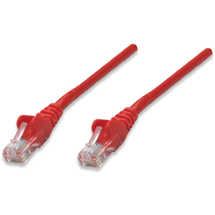 Intellinet Network Solutions Cat6 UTP Network Patch Cable, 25 ft (7.5 m), Red