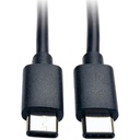 Tripp Lite by Eaton 6ft USB 2.0 Cable Hi-Speed USB Type-C USB-C to USB-C M/M
