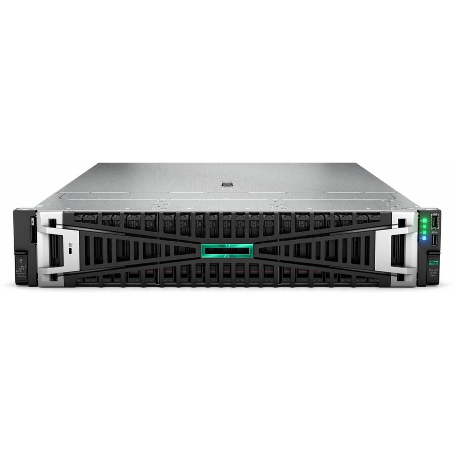 HPE ProLiant DL385 G11 2U Rack Server - 1 x AMD EPYC 9115 2.60 GHz - 256 GB RAM - 960 GB SSD - (2 x 480GB) SSD Configuration - Serial ATA/600, 12Gb/s SAS Controller