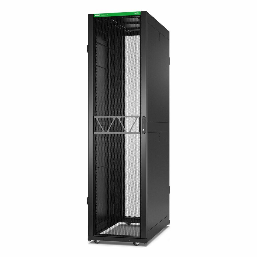 APC NetShelter SX Server Rack Gen 2, 48U, 2258H x 600W x 1200D mm, with Sides, Black [TAA]