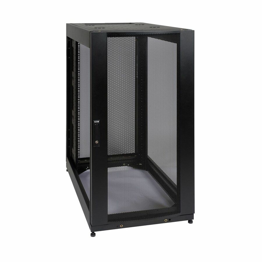 Eaton Tripp Lite Series 25U SmartRack Standard-Depth Half-Height Rack Enclosure, Expansion Version, No Side Panels
