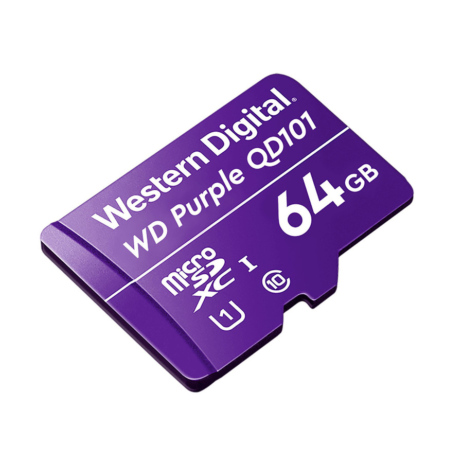 WD Purple 64 GB Class 10/UHS-I (U1) microSDXC