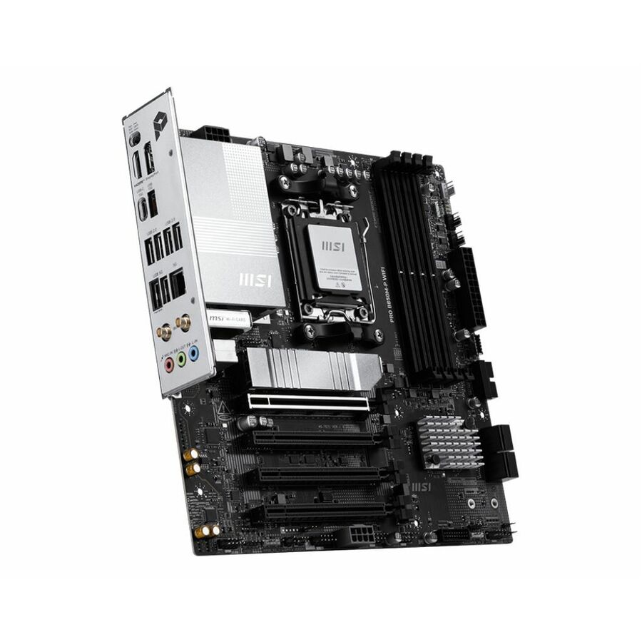 MSI B850M-P WIFI Gaming Desktop Motherboard - AMD B850 Chipset - Socket AM5 - Micro ATX