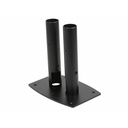 Peerless-AV® Modular Series Dual-Pole Floor Mounted Plate for Wood or Concrete Floors