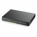 ZYXEL GS1900-24EP 24-Port Gigabit Smart Managed PoE Switch (Compact Design) | 12 PoE+ Ports at 130W