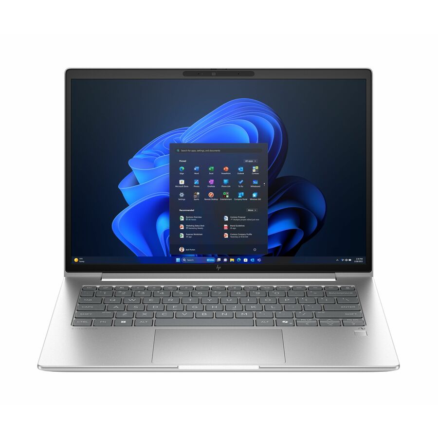 HP EliteBook 6 G1a 14" Copilot+ PC Notebook - WUXGA - 60 Hz - AMD Ryzen AI 5 340 - 32 GB - 512 GB PCIe NVMe SSD - English Keyboard - Pike Silver Aluminum