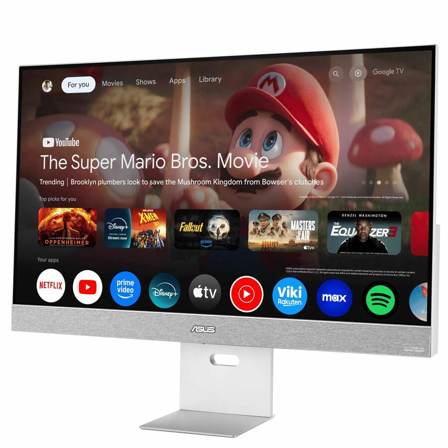 Asus ZenScreen MS32UC 32" Class 4K UHD Smart LED Monitor - 16:9 - Silver