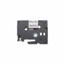 Brother Black on White Label Tape