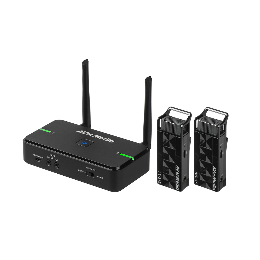 AVerMedia AverMic AW315 Wireless Teacher Microphone. TAA and NDAA compliant