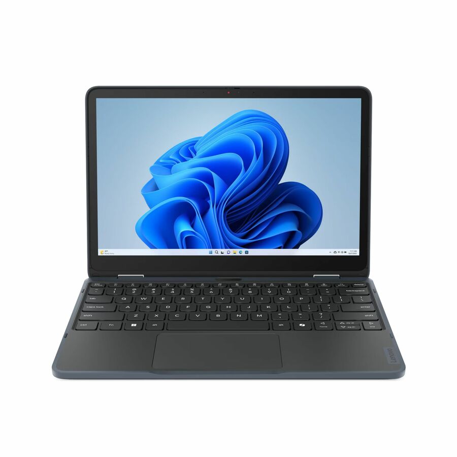 Lenovo 300w Gen 5 83LF0005US 11.6" Touchscreen Convertible 2 in 1 Notebook - HD - 60 Hz - Intel N-Series N150 - 8 GB - 128 GB SSD - English Keyboard - Slate Gray