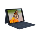 Logitech Rugged Combo 3 iPad® Keyboard Case with Smart Connector for iPad (7th, 8th, and 9th generation) - Classic Blue