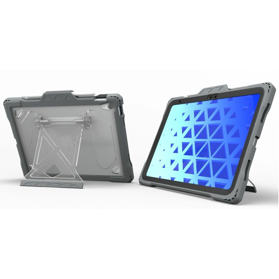 MAXCases Shield Extreme-X2 for iPad 10/11 10.9" (2022) (Black Bezel-Gray Chromebook Case)