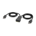 Belkin Modular DP Dual-Head Console Cable 6 ft.