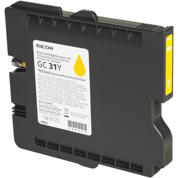 Ricoh GC 31Y Yellow Toner Cartridge